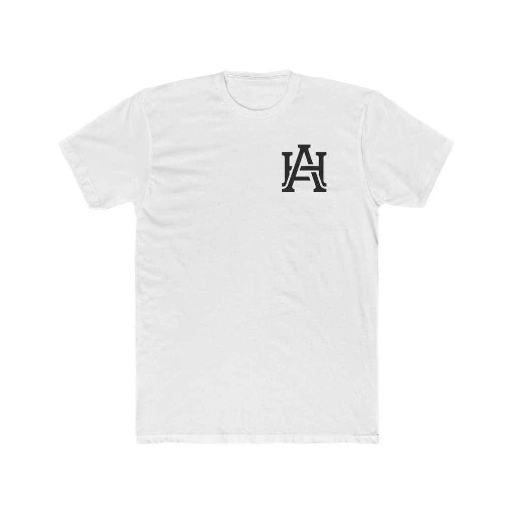 LA Monogram Chest Tee — Casual Los Angeles Vintage Logo T-Shirt